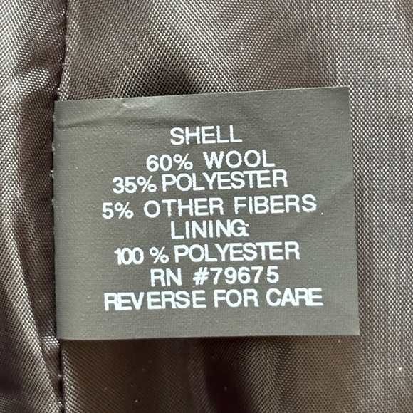 Michael Kors Black Wool Blend Coat - Picture 6 of 6